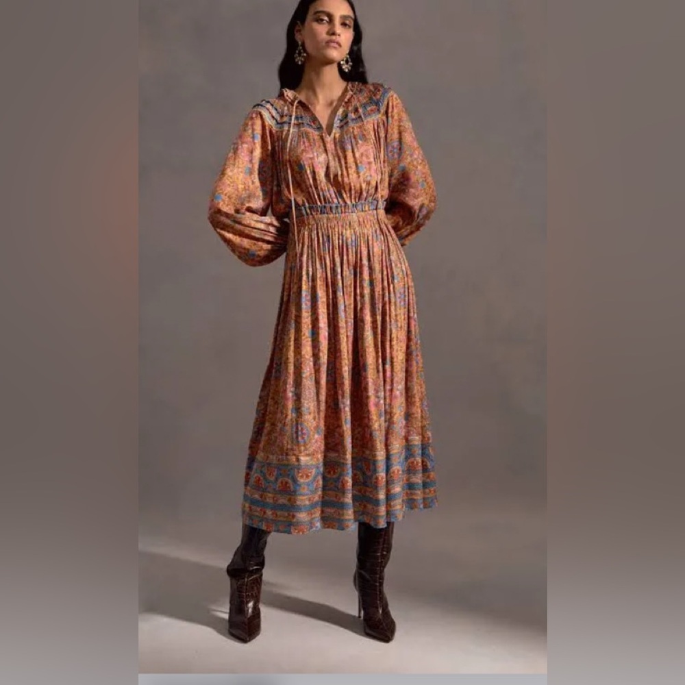 Current Air Multicolor Long Sleeve Dress
